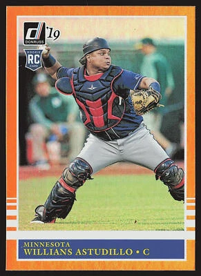 2019 Donruss #241 Willians Astudillo Holo Orange RC - Image 1 of 2