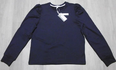 Moletom Fairway & Greene Feminino Pequeno Golfe Betty Azul Marinho LS Pulôver Novo com etiquetas - Imagem 1 de 4