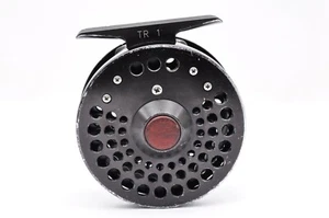 Abel TR-1 Black Wood Cover Handle Knob #3 111g Used Fly Reels Fishing Aluminum - Picture 1 of 23