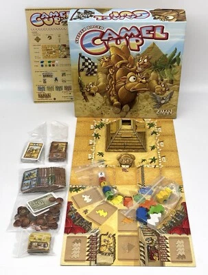 Camel Up Board Game 100% Complete Z-Man Games 2014 Steffen Bogen Preowned - Image 1 of 4