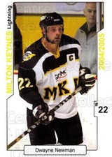 2004-05 UK British Elite Milton Keynes Lightning #12 Dwayne Newman