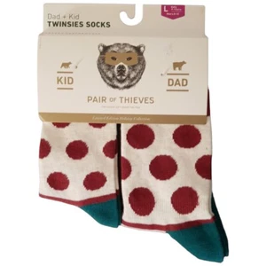 New Pair of Thieves Dad+Kid Socks matching Kids Large 9-12 yrs Men's 8-12 - Picture 1 of 1