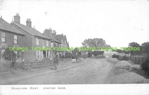 1905 HEADCORN Station Road Ashford Maidstone KENT Postkarte - Bild 1 von 2