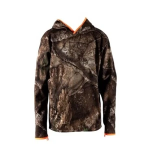 Realtree Youth Camouflage Hunting Performance Hoodie, Realtree APX, Medium. - Picture 1 of 3
