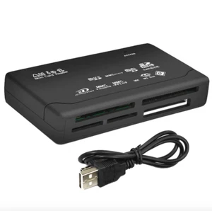 All In One Card Reader USB 2.0 TF CF SD Mini SD SDHC MMC MS XD Card Reader - Picture 1 of 3