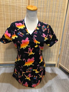 Blusa Médica Exfoliante Dibujos Animados Disney Simba El Rey León XS Extra Pequeña (H811) - Imagen 1 de 9