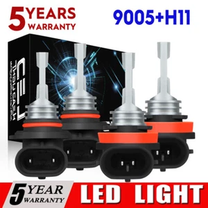Faros LED de alta velocidad para camioneta Chevy Silverado 1500 doble cabina 2007-2021 - Imagen 1 de 17