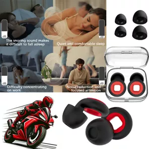Ear Plugs Motorcycle Motorcycle Ear Plugs Wind Sleep 24 DB Decline Wind Noise US - Picture 1 of 21