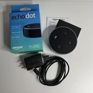 Amazon Echo Dot 2ND Gen Alexa Enabled Bluetooth Speaker Free Postage - Picture 1 of 5