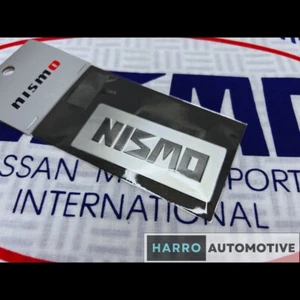 NISMO Old Logo Aluminum Plate Sticker Emblem Nissan Heritage KWAA0-50R00 - Bild 1 von 5