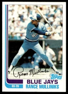 Rance Mulliniks 1982 Topps Traded 78T Toronto Blue Jays Baseball Card - Picture 1 of 2