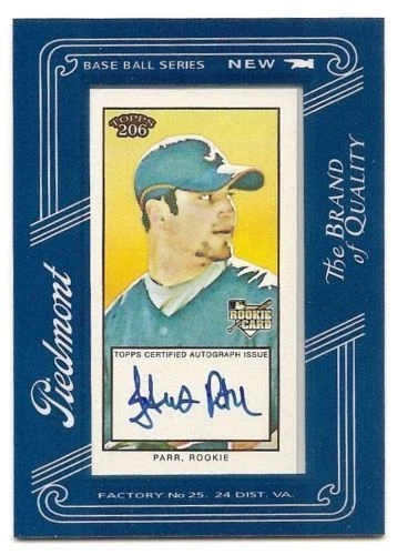 2009 TOPPS 206 MINI FRAMED AUTOGRAPH James Parr #FMA14 - Image 1 of 1