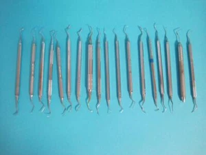 Huge lot of 18 Stainless Dental Tools Instruments Probe Plugger Explorer Pick - Picture 1 of 20