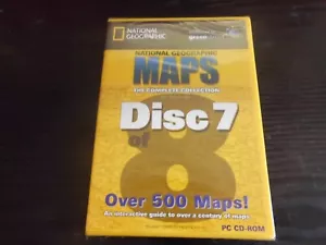 National Geographic Maps The Complete Collection Disc 7 PC CD-ROM, - Picture 1 of 6
