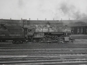 Steam Locomotive Station Norfolk & Western Photograph Vtg 50s Railroad Station - Picture 1 of 6