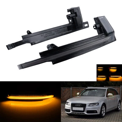 For Audi Q3 2011-16 Wing Rearview Mirror LED Dynamic Indicator Turn Signal Light - Image 1 of 4