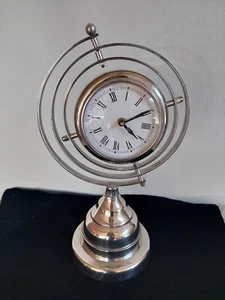 Celestial Style Mantel Clock AABattery Operated Working 36cm Tall 22cm Wide - Picture 1 of 9