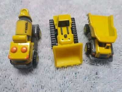 Tonka Mighty Mini Construction Set  Dump Truck, Cement Mixer,  & BullDozer Lot - Image 1 of 4
