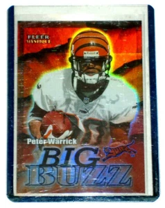 2000 Fleer Mystique Big Buzz Cincinnati Bengals Football Card #1 Peter Warrick - Picture 1 of 12