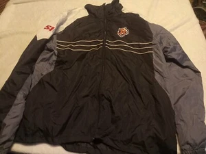 Cincinnati Bengals Jacket Mens Large Windbreaker Reebok NFL Sports Illustrated - Picture 1 of 6