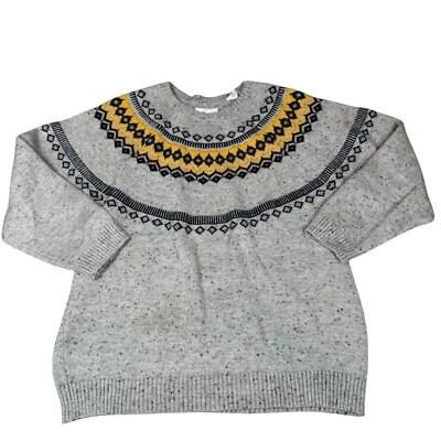 Suéter Vintage Impermeable Para Mujer 2XL Fair Isle Pullover Multicolor Foto 1 de 4