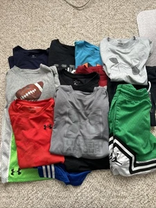 Under Armour/ Nike/ Adidas And More Boys Clothes Size S/M Qty 15 PCs - Picture 1 of 16