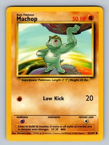 Machop 052/102 Common Base Set LP - NM Pokemon TCG - Picture 1 of 2