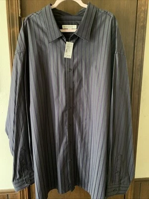 Camisa de vestir para hombre talla 6X Pronto Uomo gris púrpura Foto 1 de 4