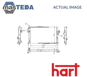 602 184 MOTOR REFRIGERACIÓN RADIADOR HART NUEVO OE REPUESTO - Imagen 1 de 7