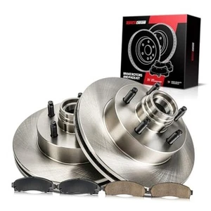  Front Brake Pads and Rotors Kit - Brake Rotors Ceramic Brake Pads Compatible  - Picture 1 of 8