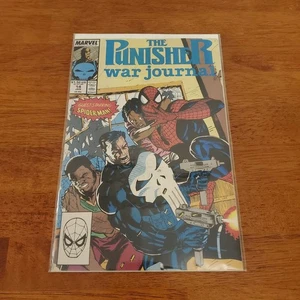 The Punisher War Journal Comic Book 14 Jan 1989 Guest Starring Spider Man NM - Picture 1 of 7