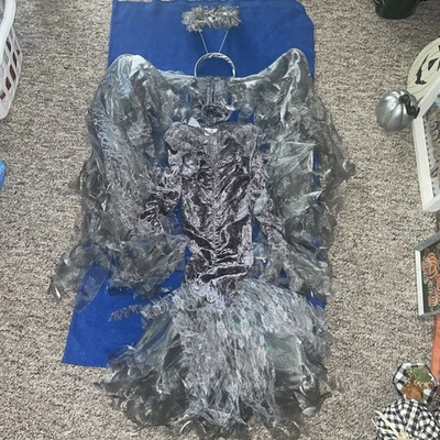 Girls Size 8 Angel Costume w/ Accessories Chasing Fireflies - Image 1 of 4