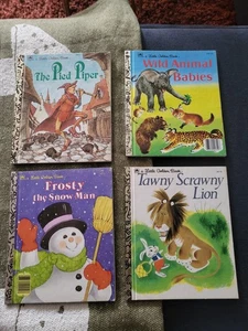 LOT OF 4 : The Little Golden Book Hardcover Vintage Kids Books VERY GOOD - Imagen 1 de 24