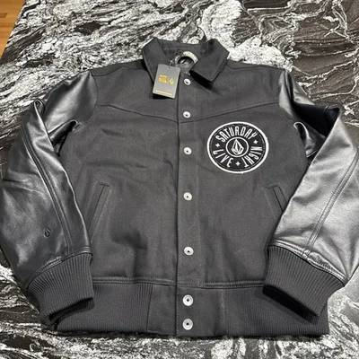 Volcom® x SNL™ 50th Anniversary Embroidered Collegiate Jacket | Small NWT $300 - Image 1 of 4