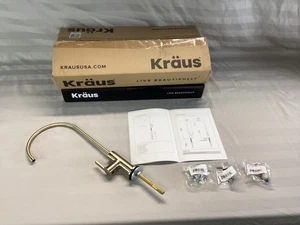Kraus Oletto Filter Kitchen Faucet FF-103SFACB Antique Champagne Bronze - Picture 1 of 16
