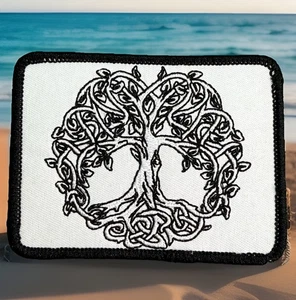 🔥 PREMIUM Tree of Life Vikings Norse Embroidered Patch Iron on 3” Yggdrasil - Picture 1 of 4