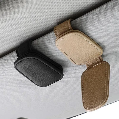 Sunglasses Holders for Car Sun Visor, Magnetic Glasses Eyeglass Hanger - Image 1 of 4