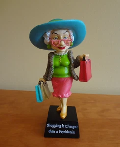 Figura Bobblehead Westland Biddys Senior Citizen "Comprar es más barato" # 12963 - Imagen 1 de 8