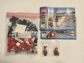 Lego City 60084 - Racing Bike Transporter - 100% Complete with Minifigs