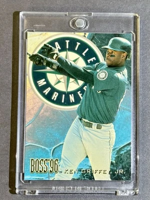 Ken Griffey Jr 20 of 50 BOSS 1996 Fleer Circa Mariners LEGEND! INVEST! - Image 1 of 3