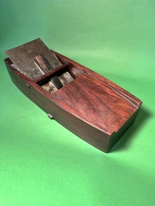 Antique Massive Japanese Rosewood Katanna Plane Woodworking Hand Tool - Picture 1 of 10