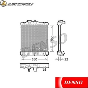 KÜHLER MOTORKÜHLUNG DRM40003 FÜR HONDA CIVIC/Hatchback/VII/Fastback/Aerodeck - Picture 1 of 6