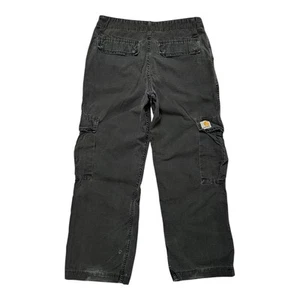 Pantalones cargo vintage para mujer Y2k CARHARTT negros talla 27 - Imagen 1 de 11