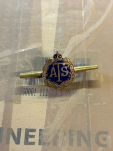Ats Badge Ww1 Ww2 Enamel Piece Curios Item Unusual Design Decor 9z - Bild 1 von 2