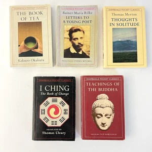 SHAMBHALA POCKET CLASSICS - Lot of 5 Mini Paperbacks I Ching, Rilke, Book Of Tea - Picture 1 of 4