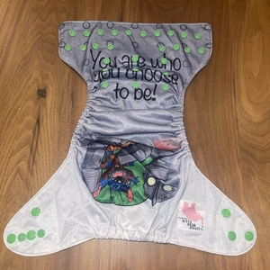 RARE Little Miss Ellie & Company Cloth Diaper OSFM HTF Cover Disney STITCH ✨ - Picture 1 of 9