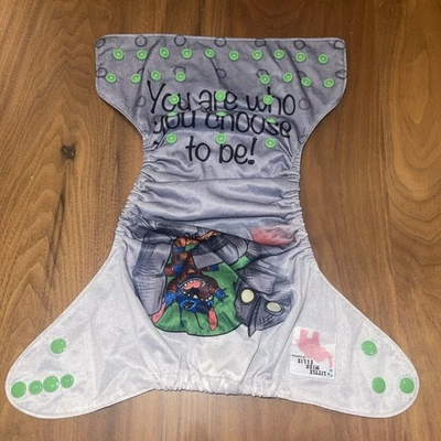 RARE Little Miss Ellie & Company Cloth Diaper OSFM HTF Cover Disney STITCH ✨ - Image 1 of 4