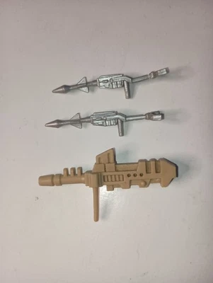 Lote Accesorios Figura Original Captain Power Weapon x2 & Tank Ellis Gun 1987 Foto 1 de 3