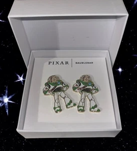 Baublebar Buzz Lightyear Enamel Crystal Earrings Disney/Pixar New In Gift Box - Picture 1 of 6