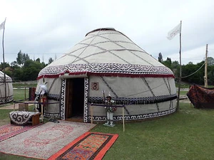 Jurta Jurte aus Kirgisien Kasachstan ∅ 8,0m  Ger Filz Yurt Yurta Юрта - Bild 1 von 12